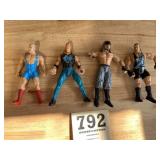 Lot of four wrestling action figures