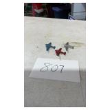 Lot of 3 Vintage Metal Airplanes maybe Tootsie