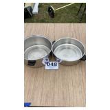 Two saucepans