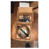 Vintage tea, kettle, and travel iron