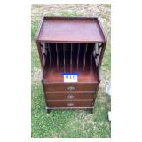 Vintage record cabinet