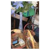 Easter baskets and vase