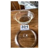 Fire king 2 quart covered casserole