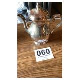 Rose that silver plate teapot
