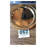 Gold plated, serving tray