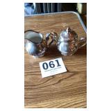Rose that silver plate sugar, and creamer