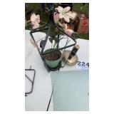 Ceiling light, and hanging planter