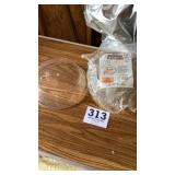 Two microwave plate covers