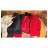 Vests sweatshirts, coats, and jackets