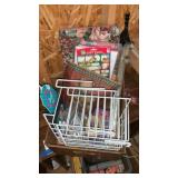 Household lot, gift tags, slippers, bags,