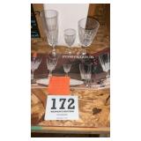 Pompadour lead crystal glasses collection
