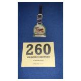 Belgians horse watch fob