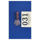 Vintage canon/artillery military watch fob