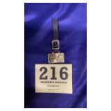 Horse and sulky cart watch fob