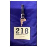 Horse riding saddle, watch fob