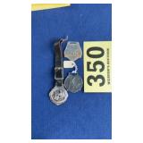 Hunting and hunting dog watch fob lot