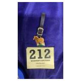 Belgian draft horse watch fob