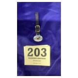 Horse and sulky cart watch fob