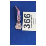 Virgo zodiac sign watch fob