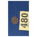 Order of Oddfellows fraternal watch fob