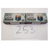 STERLING 9MM LUGER FMJ 115 GR 2 BOXES(100 RNDS)