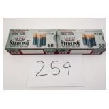 STERLING 9MM LUGER FMJ 115 GR 2 BOXES(100 RNDS)
