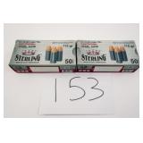 STERLING 9MM LUGER FMJ 115 GR 2 BOXES(100 RNDS)