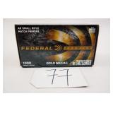FEDERAL NO. GM205MAR AR SMALL RIFLE MATCH PRIMERS
