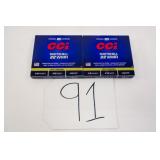 CCI 22 WMR SHOTSHELL 1/8 OZ, 12 SHOT 2 BOXES(40
