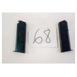 2 COLT 1911 45 AUTO MAGAZINES