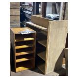 Shelving units a lot of three