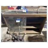 Class front display cabinet
