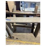 Two piece shelving and display unit