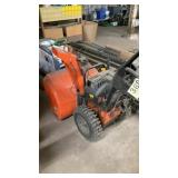 Husqvarna snowblower runs