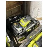Ryobi 40 V mower with battery no charger no key