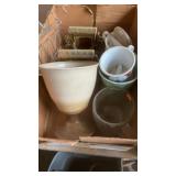 Two boxes with planners and mugs