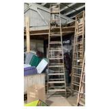 12 foot wooden step ladder