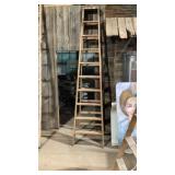 10 foot wooden step ladder