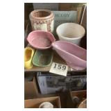 Macquarie pottery and bust