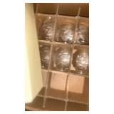 10 boxes of glassware and dishware punch bowl set