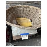 Basket and Magazine Holder Lot