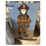 Photo frame board fireman