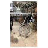 Upright scaffolding