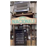 Wooden sign Hotel Nacionale