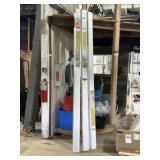 Cordless vertical blinds, 104 inch width six