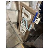 New 2 U wooden sign