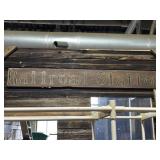 Railroad station Wood sign