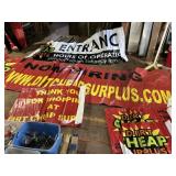 Dirt cheap surplus vinylsigns lot