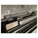 Folding tables a lot of five