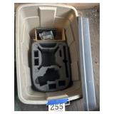 Box Lot with Lid and Contents